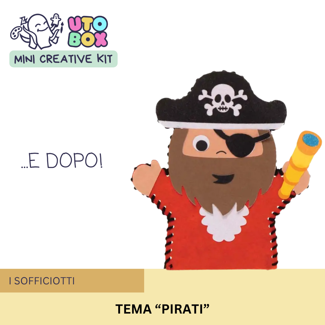 Sofficiotti da cucire "Pirati"