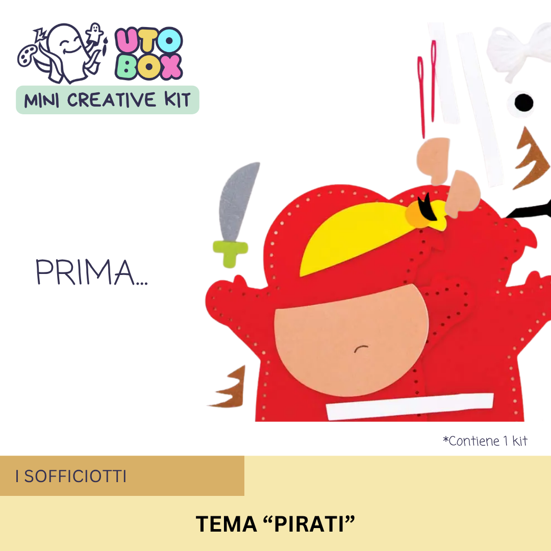 Sofficiotti da cucire "Pirati"
